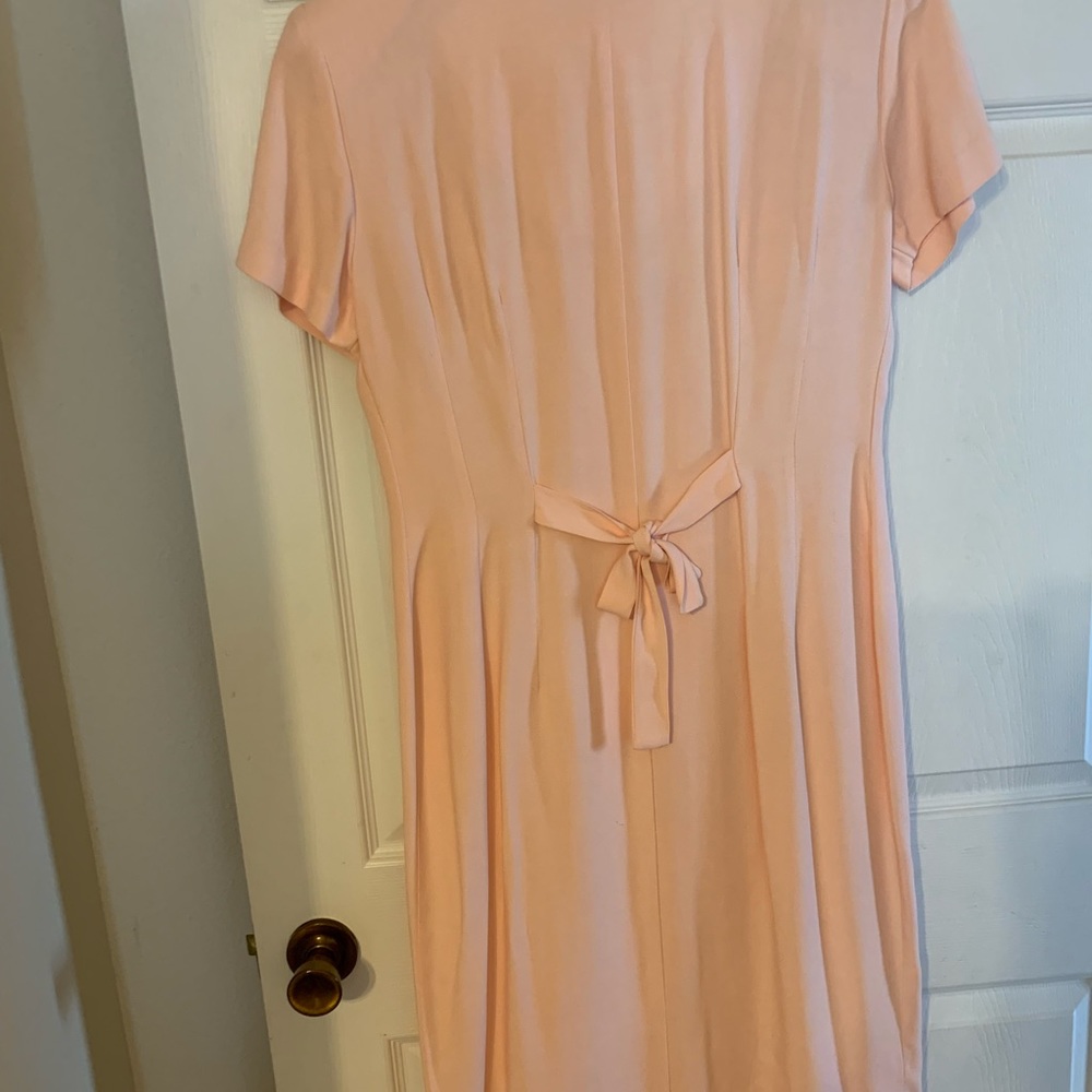 Pale peach Womens dress - Picture 3 of 7